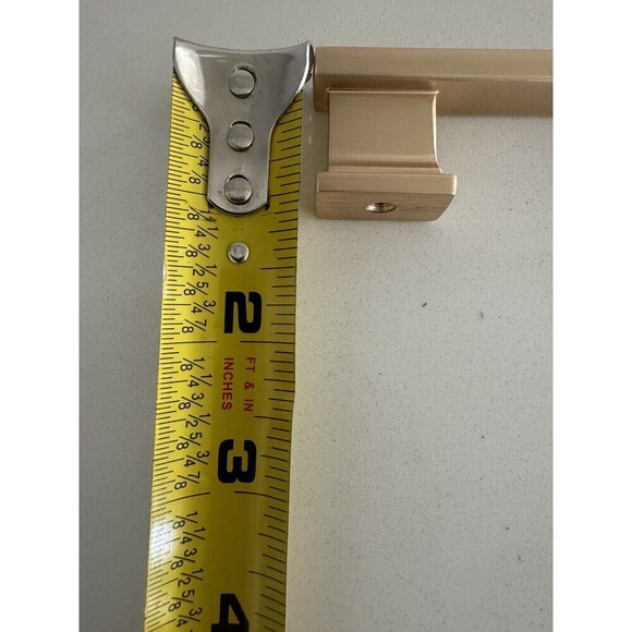 Alzassbg Brushed Brass Cabinet Pulls, 7-1/2 Inch Hole Centers cabinet drawer 8pc - Picture 14 of 15